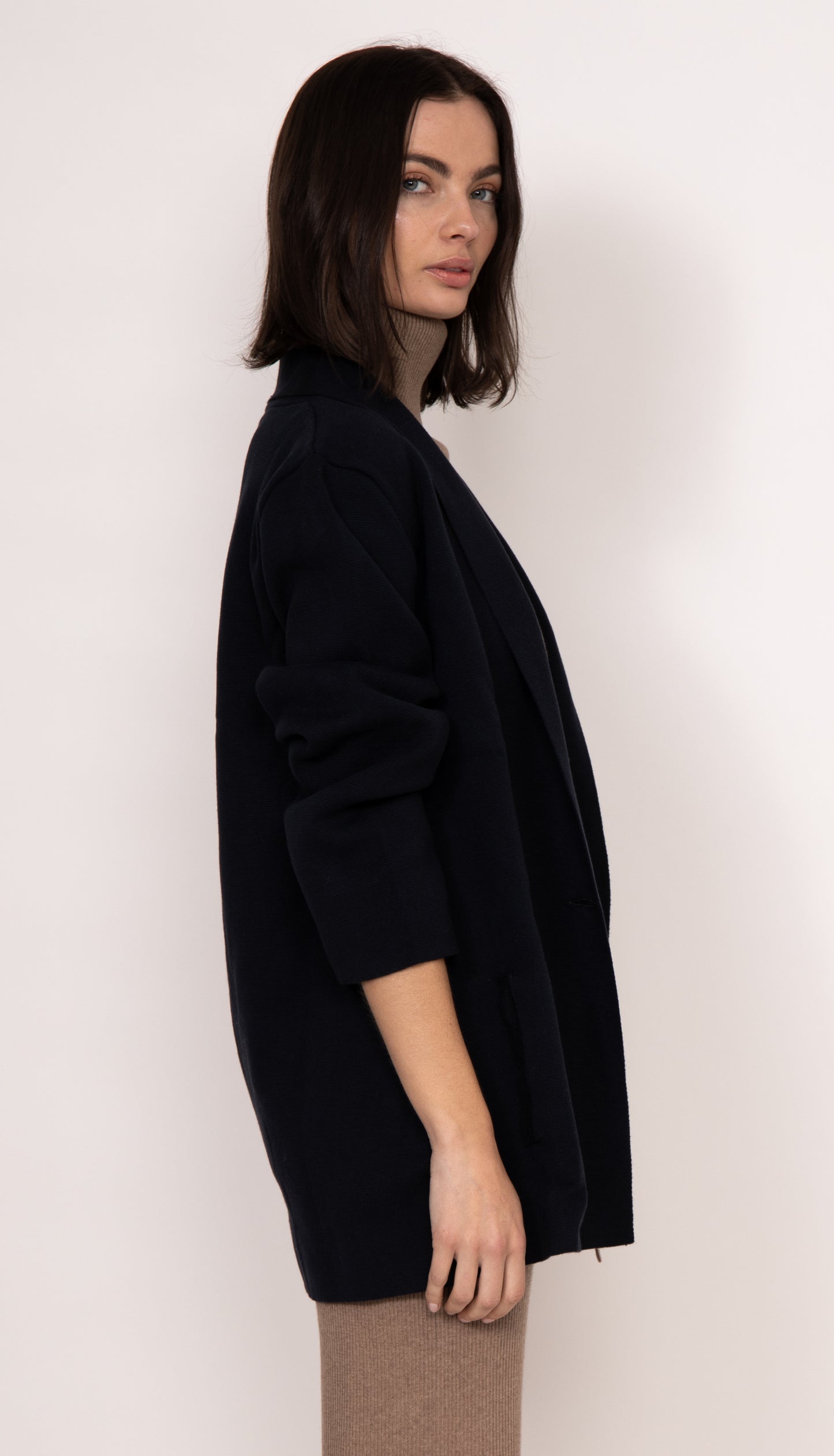Helena Oversized Power Blazer | Black