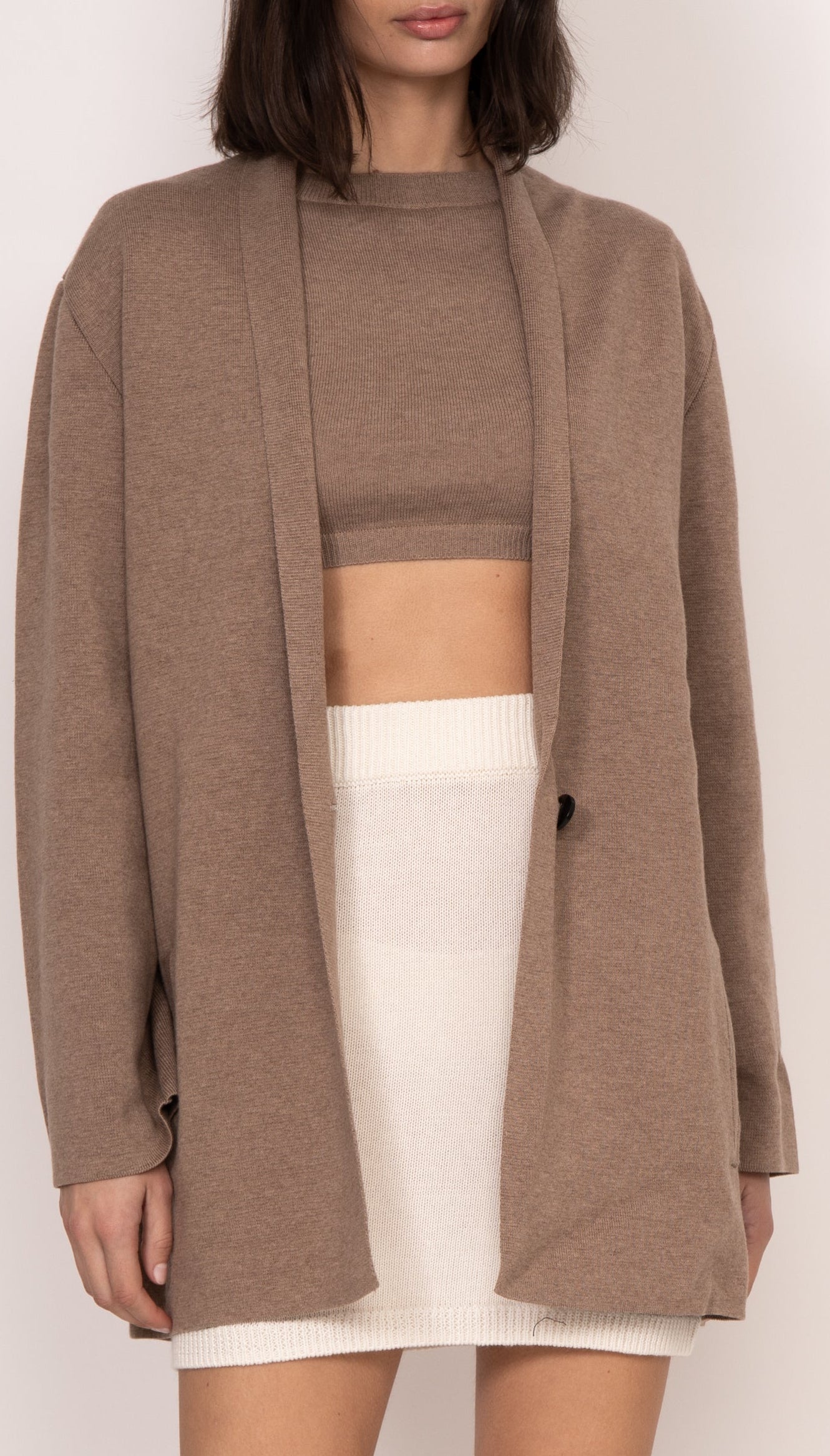 Helena Oversized Power Blazer | Mocha