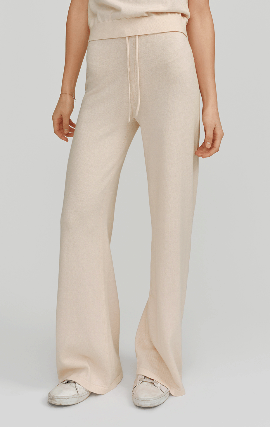 Alex Wide Leg Pant | Champagne