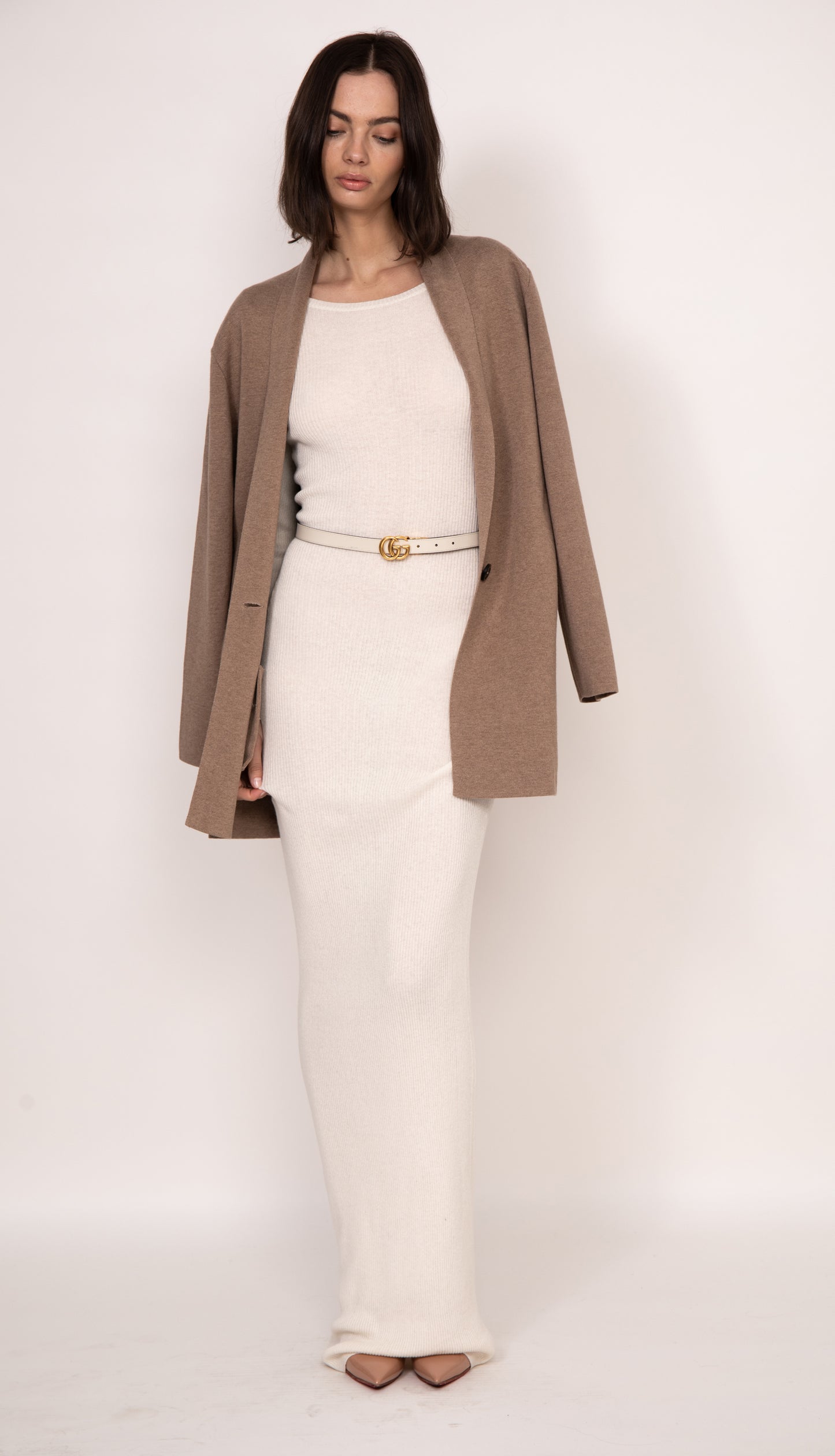 Helena Oversized Power Blazer | Mocha