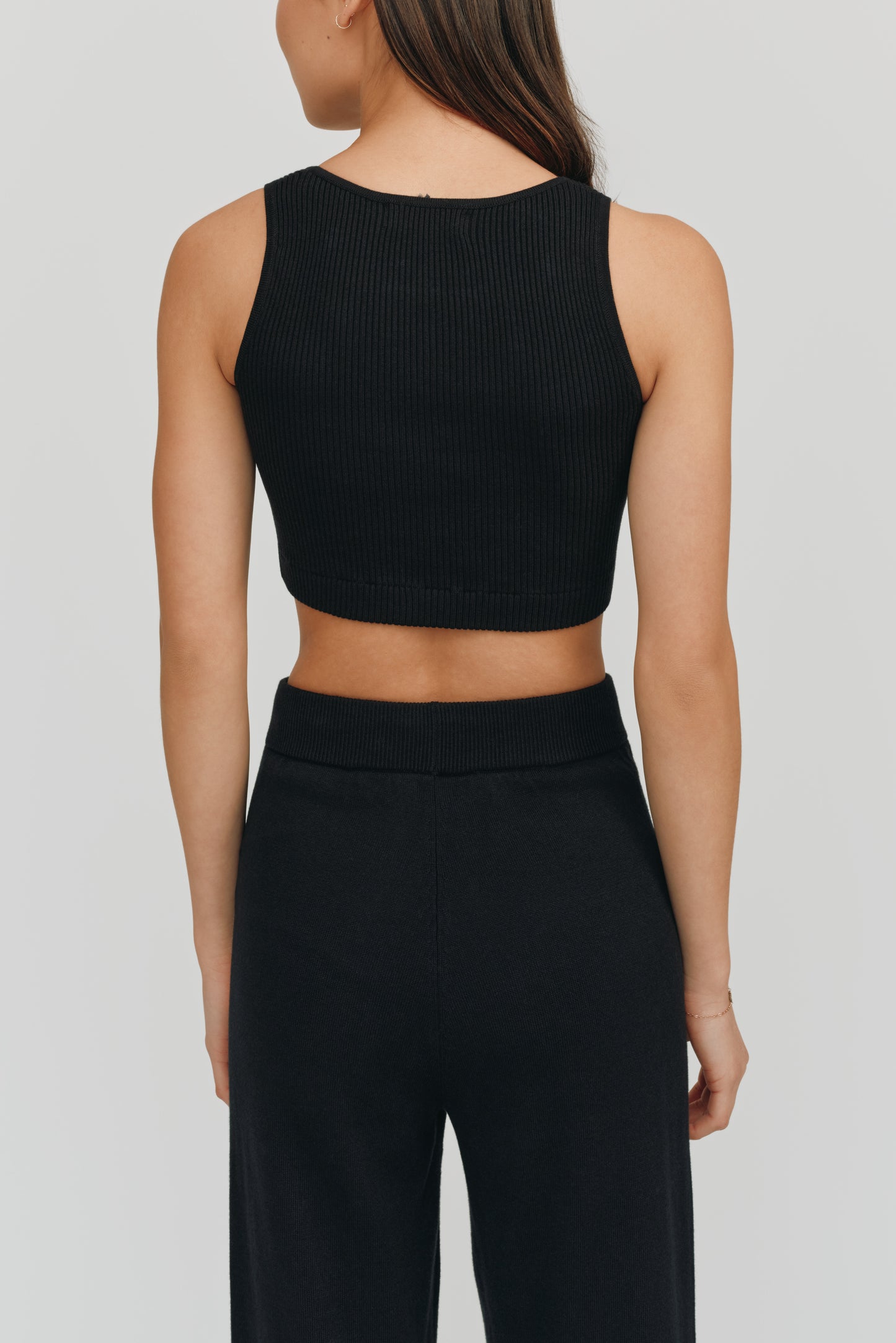 Bardot Perfect Fit Crop Top | Black