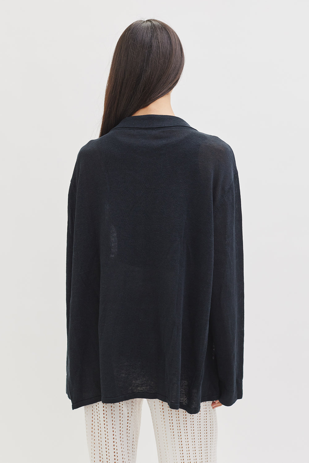 Mallorca Luxury Linen Shirt | Washed Black