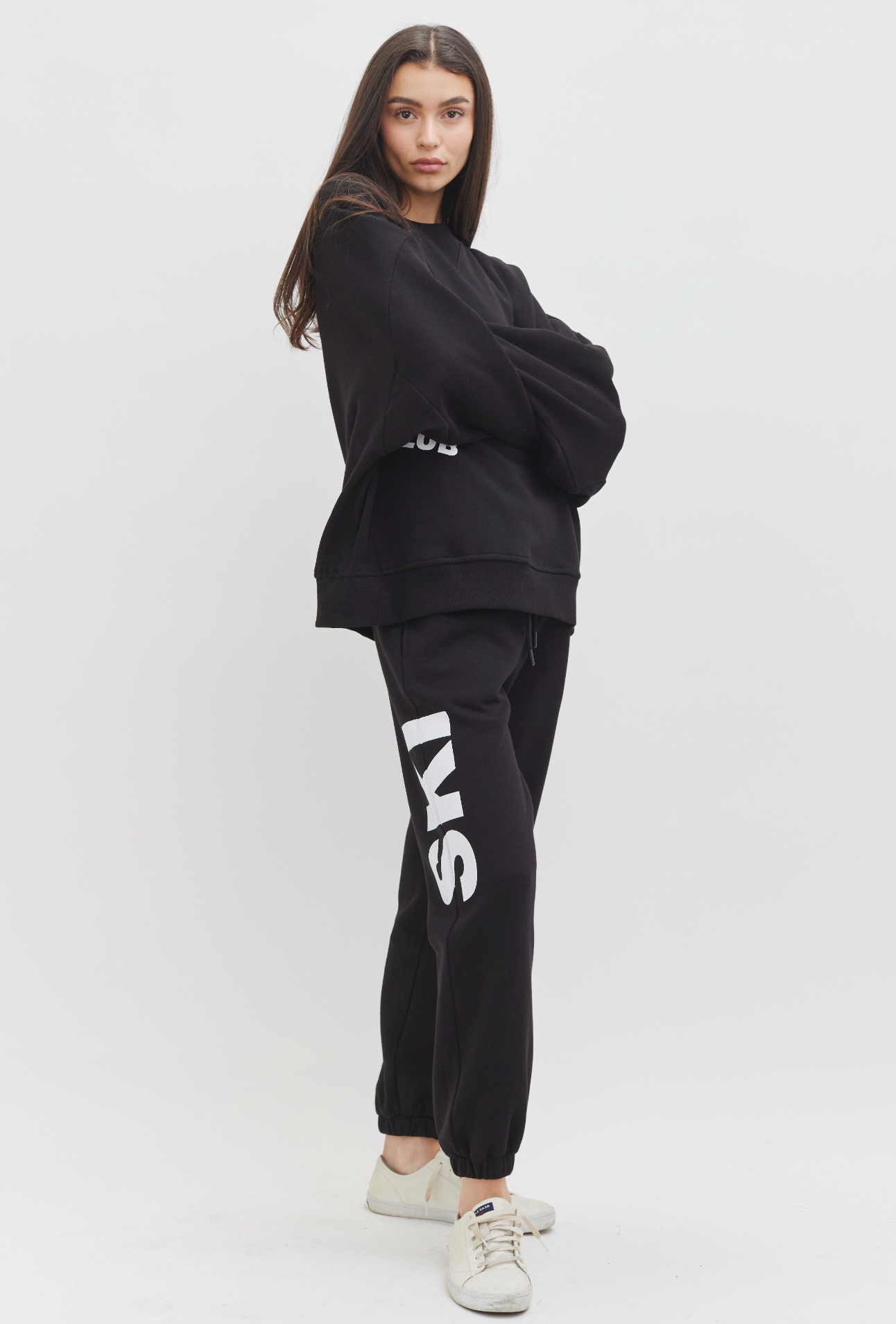 Elin Ski Club Sweatshirt | Black