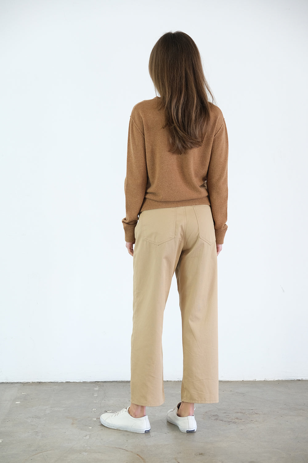Benny Standard–Weight Cashmere Sweater | Chestnut