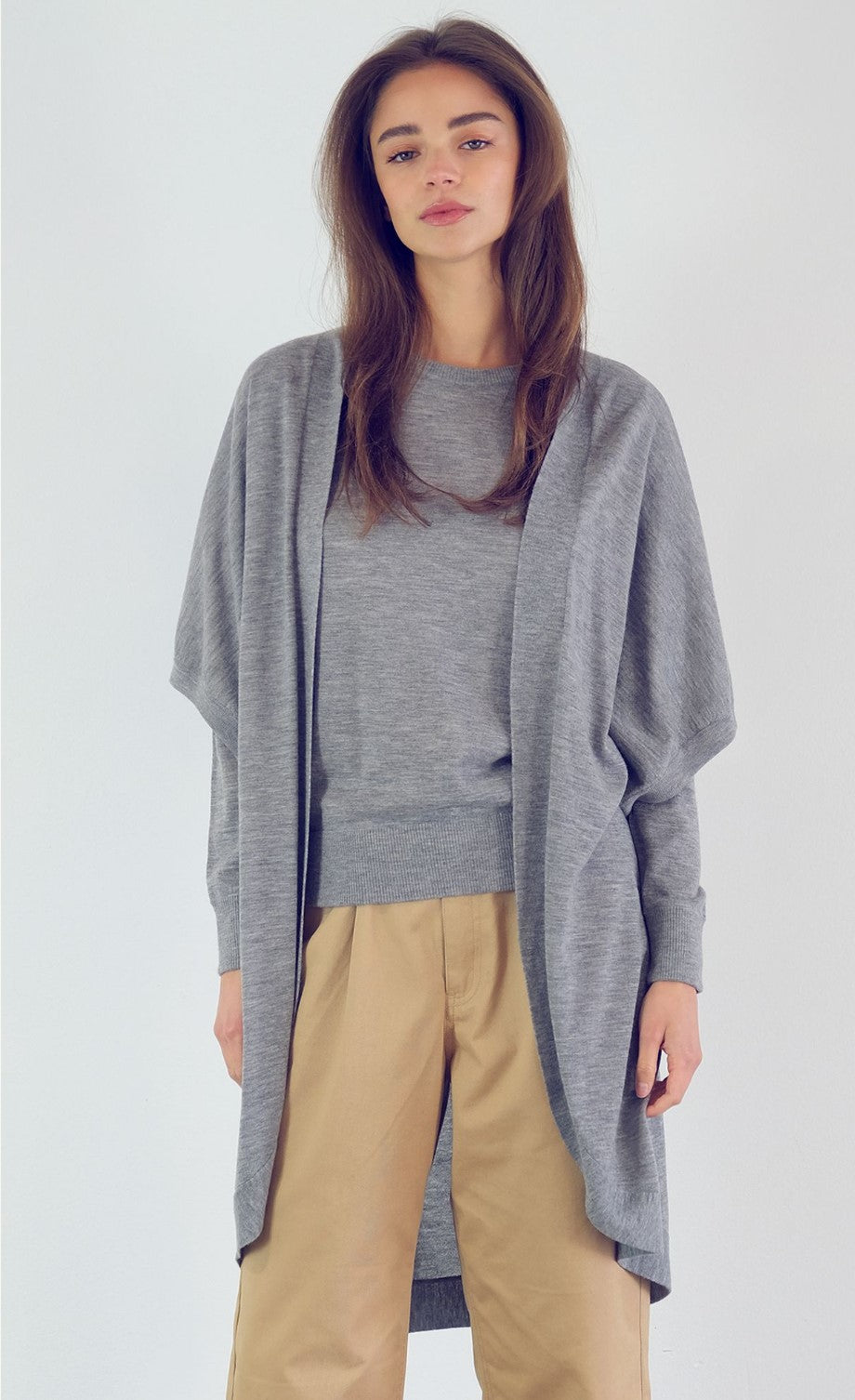 Riviera Paper Thin 100% Cashmere Wrap | Dark Grey