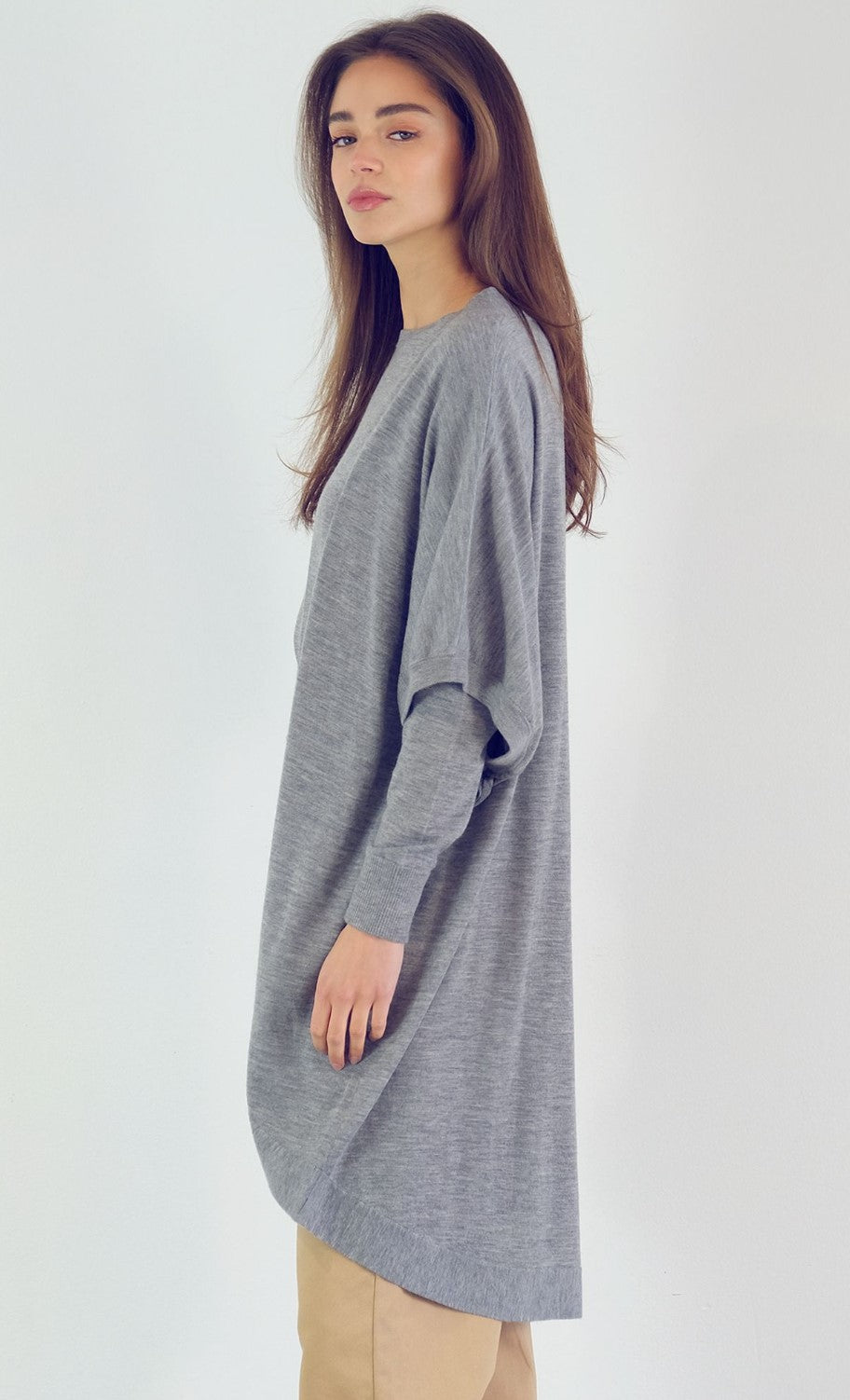 Riviera Paper Thin 100% Cashmere Wrap | Dark Grey