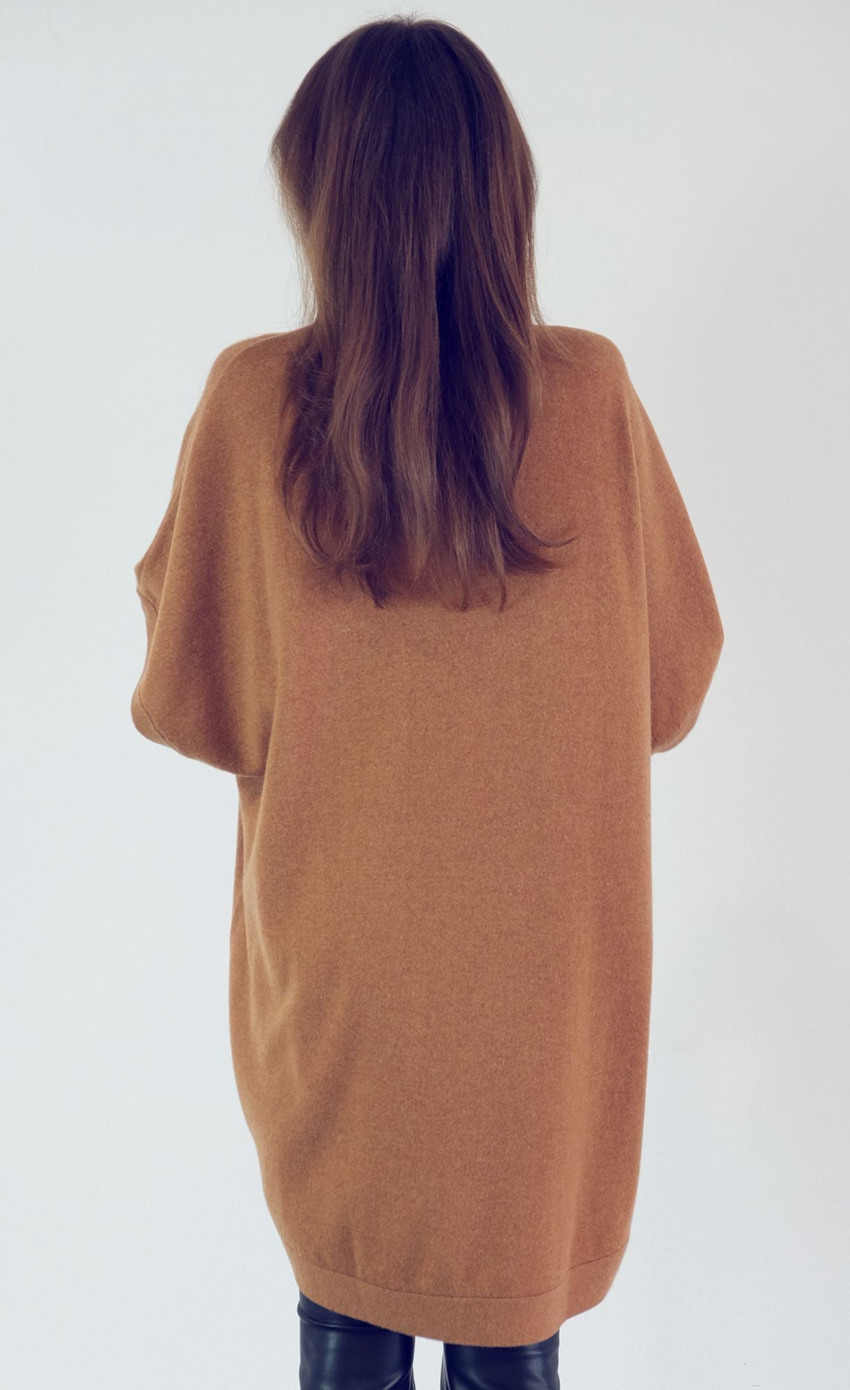 Isabel Standard-Weight Cashmere Wrap | Chestnut