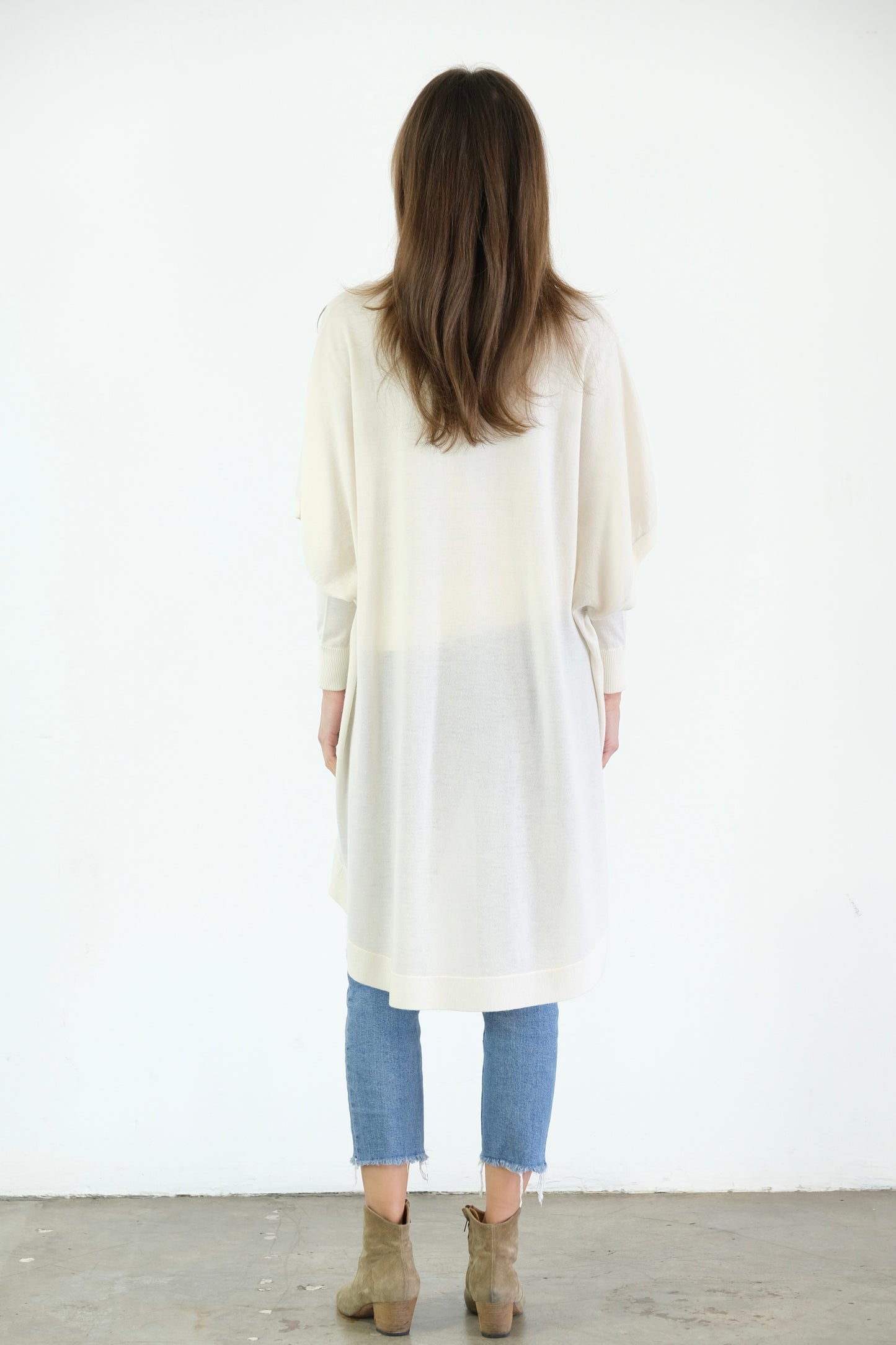 Riviera Paper Thin Cashmere Wrap | Ivory
