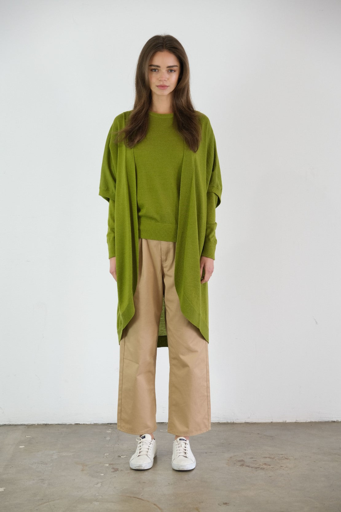 Riviera Paper Thin 100% Cashmere Wrap | Sage