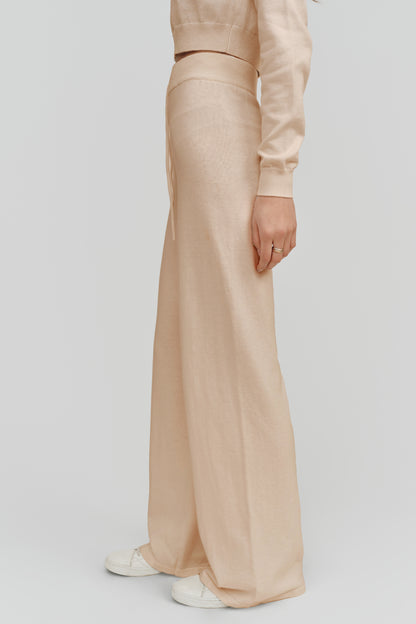 Alex Wide Leg Pant | Camel