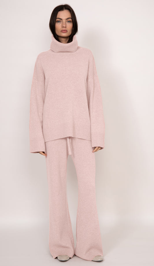 Charlie oversized cashmere turtleneck | Peony