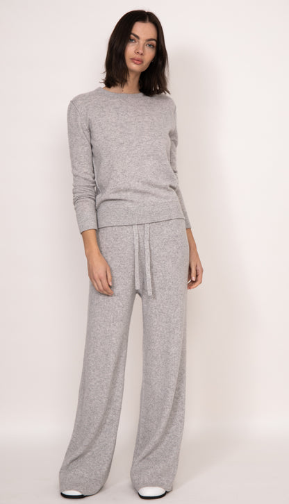 Naomi Cashmere Boyfriend Sweater | Grey