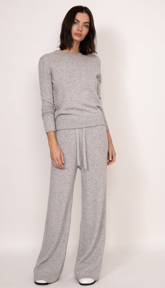 Naomi Cashmere Boyfriend Sweater | Grey