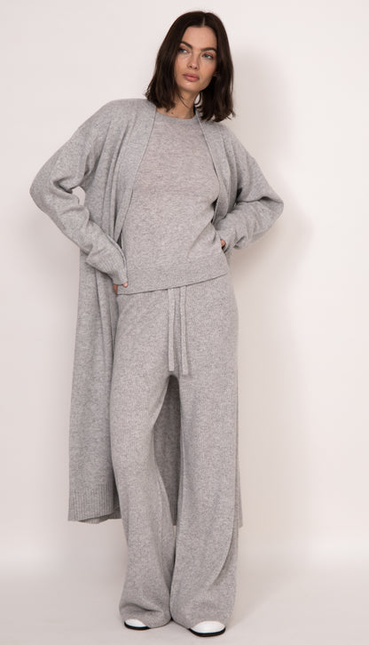Naomi Cashmere Boyfriend Sweater | Grey