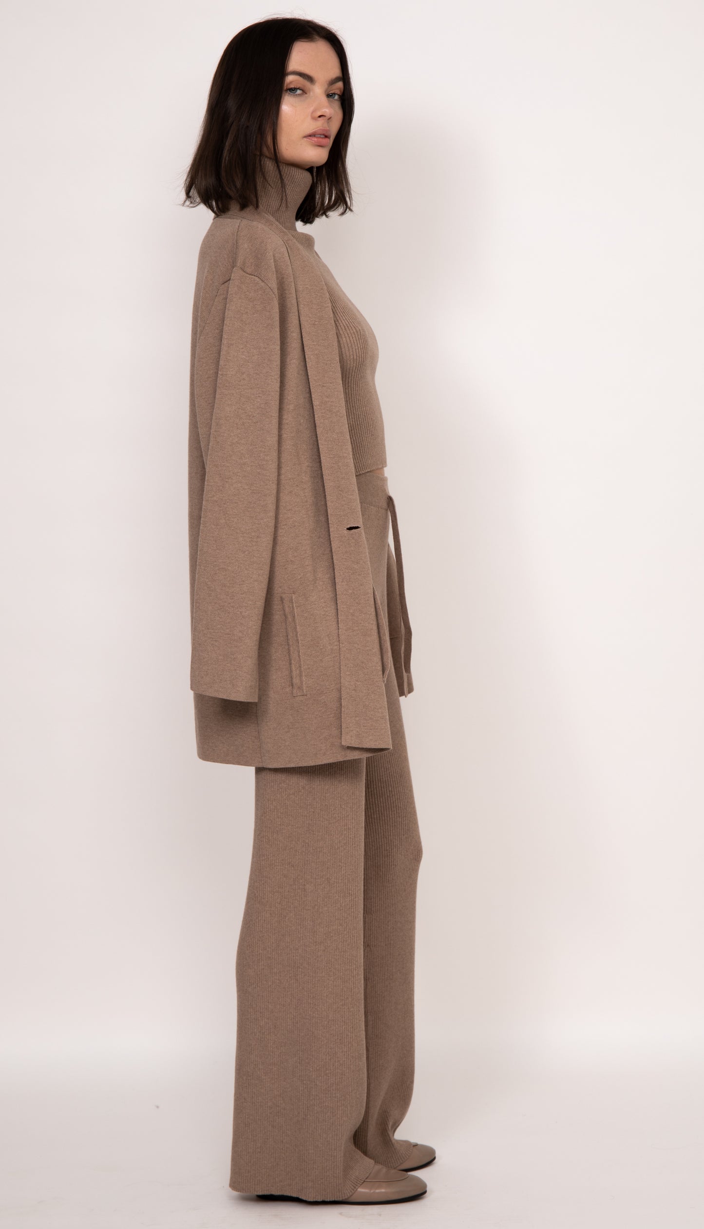 Helena Oversized Power Blazer | Mocha