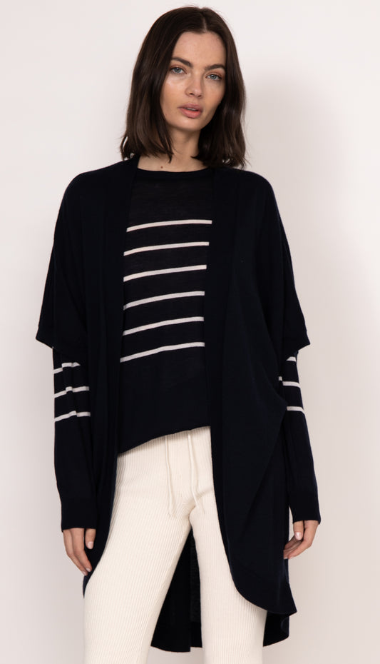 Riviera Cashmere Paper Thin Wrap | Black