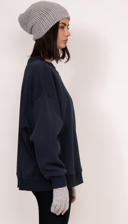 Sasha oversized sweatshirt | Black