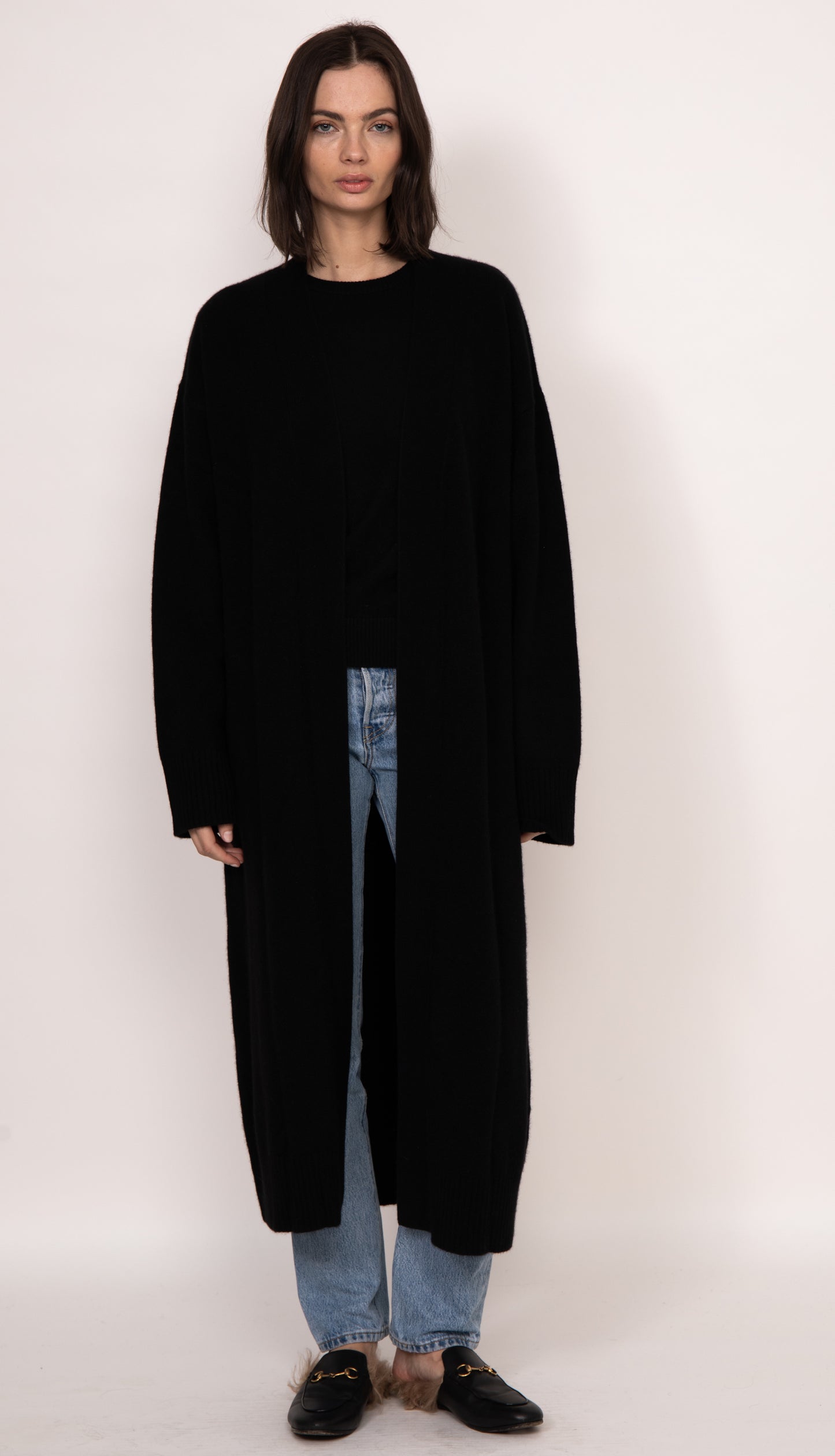 Benny Cashmere Classic Pullover | Black