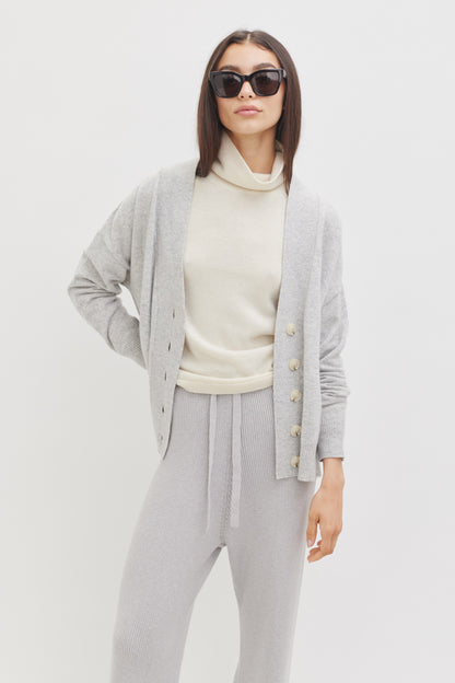 Anders Favorite Cashmere Cardigan | Grey