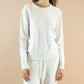 Benny Shimmer Pullover | Frost White