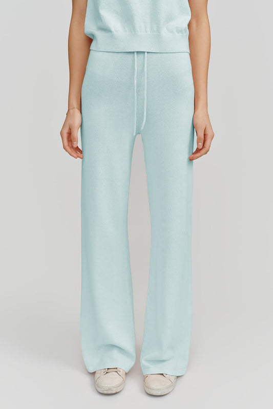 Alex Wide Leg Pant | Glacier Blue
