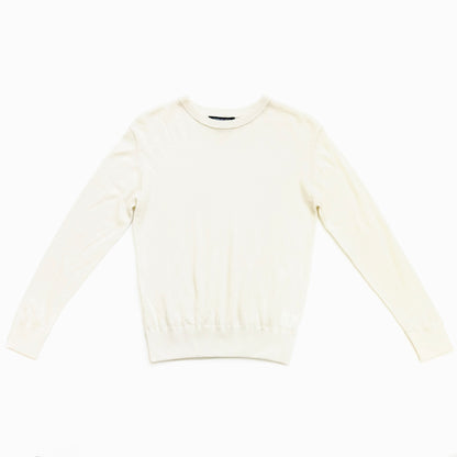 Marguerite Paper Thin Cashmere Sweater | Ivory