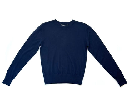 Marguerite Paper Thin Cashmere Sweater | Navy