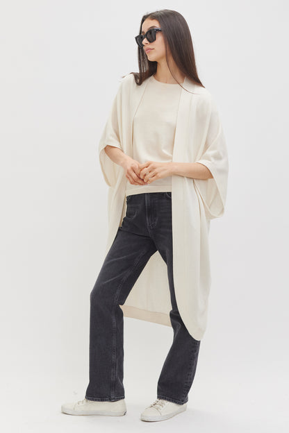 Isabel Cashmere Wrap | Ivory