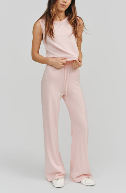 Alex Wide Leg Pant | Blush