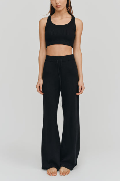 Bardot Perfect Fit Crop Top | Black
