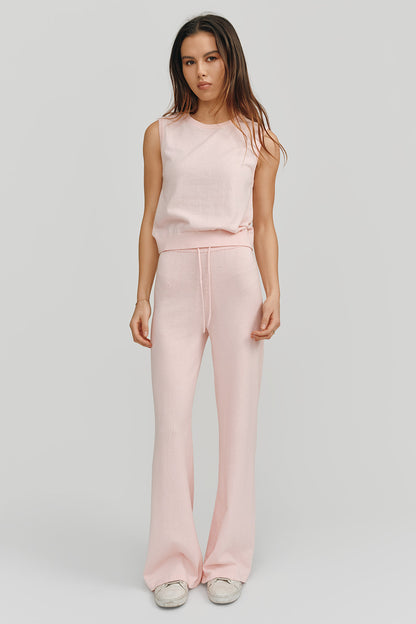 Alex Wide Leg Pant | Blush
