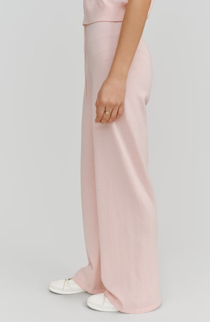 Alex Wide Leg Pant | Blush