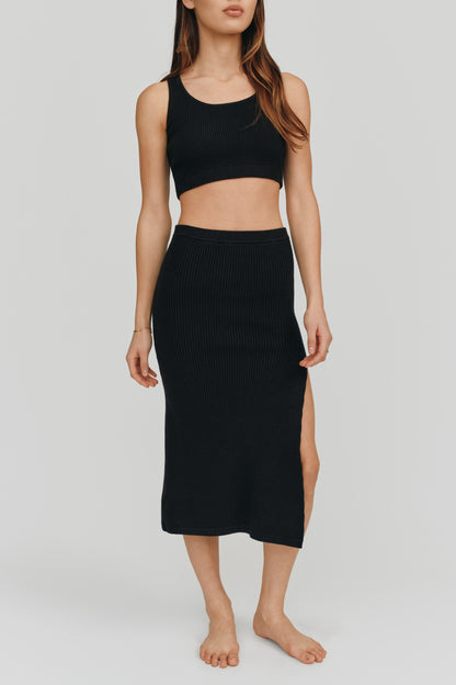 Bardot Midi Skirt | White