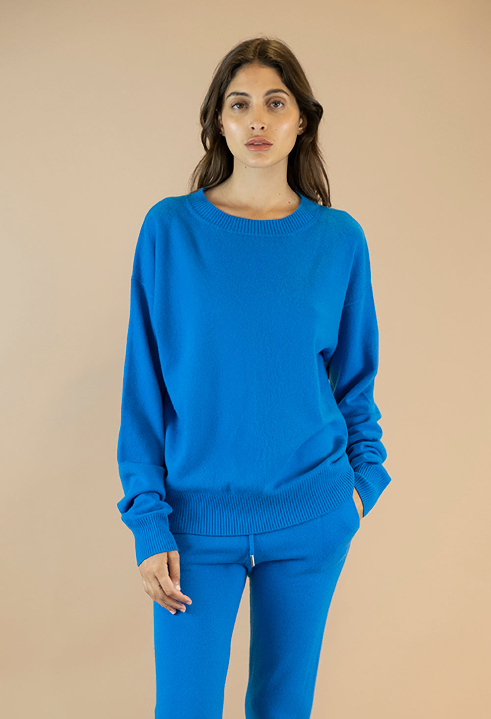 Naomi Boyfriend Sweater | Malibu Blue