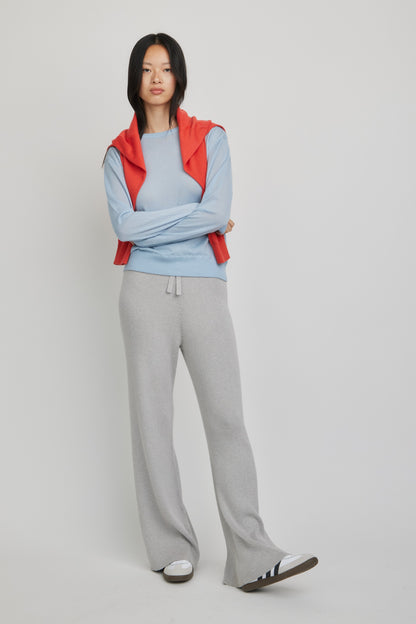 Marguerite Paper Thin Cashmere Sweater | Sky