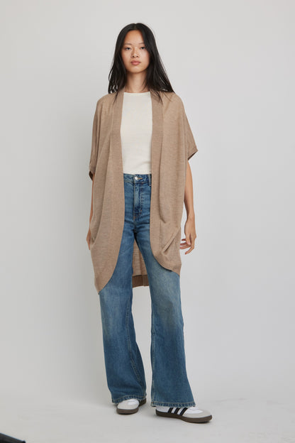 Riviera Paper Thin Cashmere Wrap | Mocha