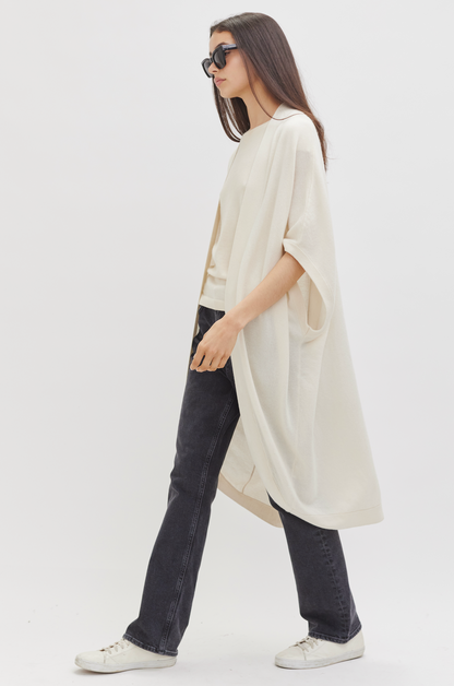 Isabel Cashmere Wrap | Ivory