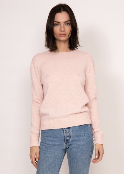 Benny Cashmere Classic Pullover | Peony