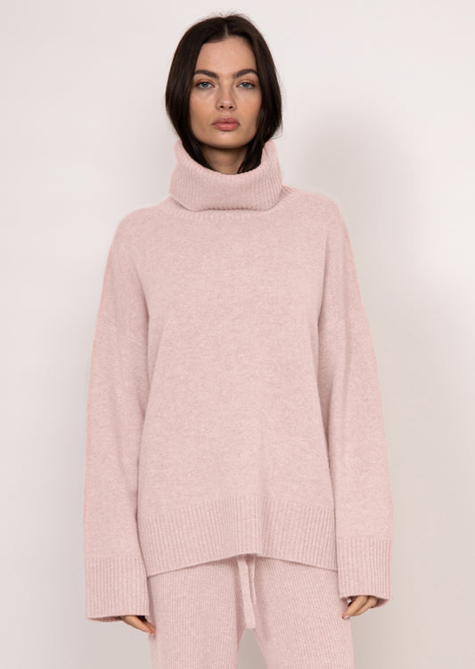 Charlie oversized cashmere turtleneck | Peony