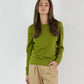 Marguerite Paper Thin Cashmere Sweater | Sage