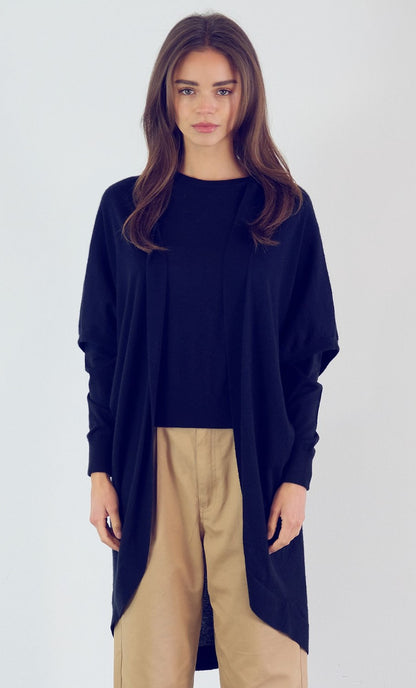 Riviera Paper Thin 100% Cashmere Wrap | Navy