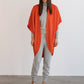 isabel medium weight cashmere wrap fire red