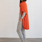 isabel medium weight cashmere wrap fire red