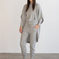 isabel medium weight cashmere wrap grey