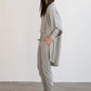 isabel medium weight cashmere wrap grey